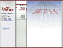 Tablet Screenshot of glas-protect.com